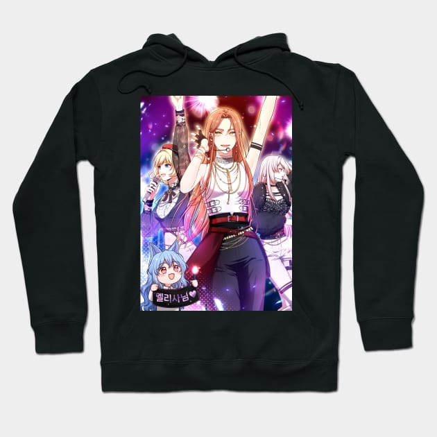 Beware the Villainess - Melissa, Nine, Yona and Yuri Hoodie by Aresshya